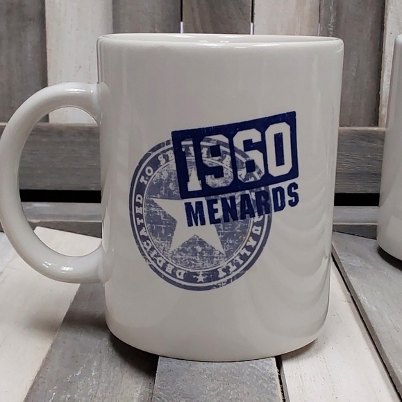 Set of 2 Menards 1960 Coffee Mugs - Picture 4 of 6